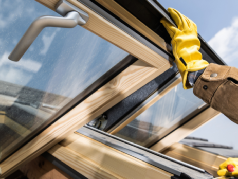 raamdecoratie voor dakkamer